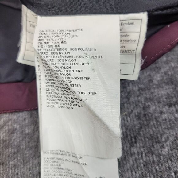 Cappel Men’s Size M Quilted Jacket Red With Gray Collar Pocket Logo On Chest G - Picture 11 of 13